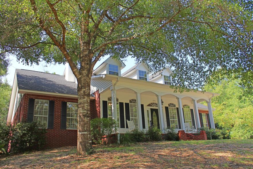 Open House: Sunday, Sept 15th 2pm-5pm! Southern Colonial style home that makes staying home easy! Better than new construction - loaded with details & full of character situated on a large 1-acre lot with mature trees in a highly desirable location. One story home includes 3 bedrooms, 2.5 bathrooms, office, formal dining room, breakfast room, spacious family room with fireplace & the kind of kitchen that dreams are made of: white cabinets, granite counter tops, stainless steel appliances, center island, pantry & breakfast bar. All the above is completely renovated including new roof. Over-sized 2 car garage with extra storage & a detached workshop with power & whole house generator. You must see this property to truly appreciate all this property has to offer.