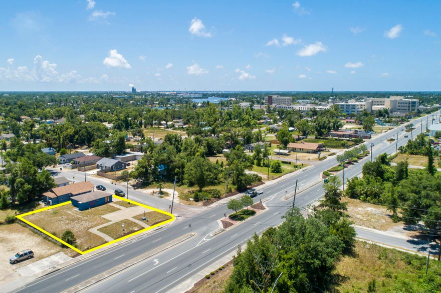 UNDER CONTRACT WITH CONTINGENCIES; SELLER ACCEPTING BACKUP OFFERS.One of the lowest priced commercial buildings in Panama City. Move-in ready! This building survived Hurricane Michael with no damage while the rest of Panama City sustained significant damage - this building is built to last! Strategically located commercial (multi-use) building located right in the middle of Panama City. There is a newer roof, new electrical, and new plumbing during a recent renovation. The annual average daily traffic count exceeds 12,900 vehicles. This is a triple lot (lot 12, 13, and 14) with a lot of space for parking, or a laydown yard for construction materials.