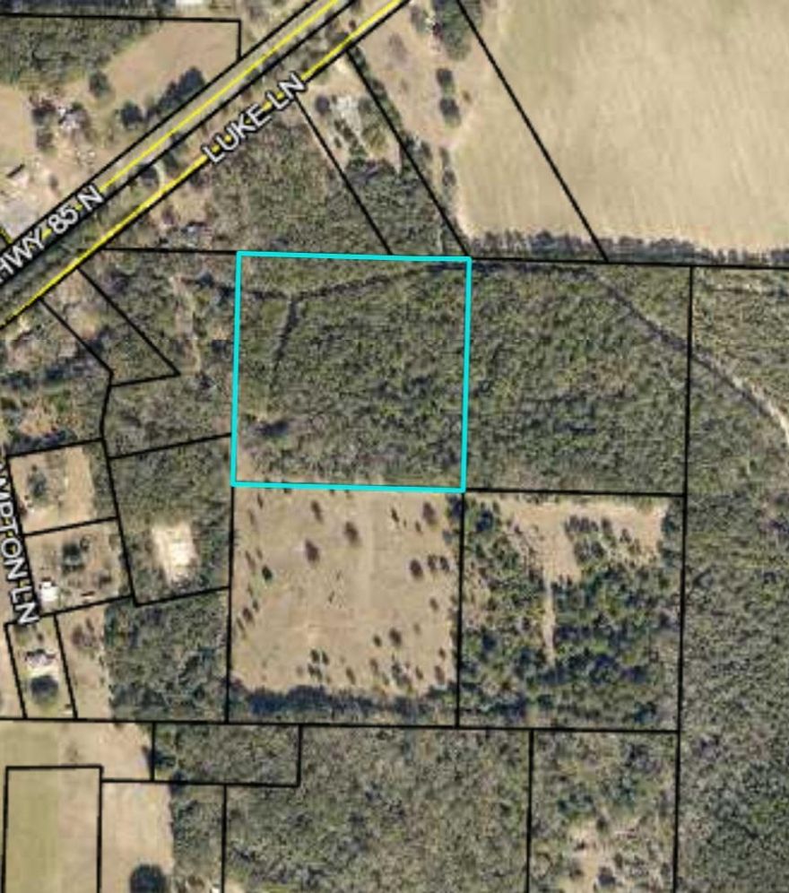 Beautiful wooded acreage located just North of Crestview. Additional 10 acre parcel could be purchase to make a total of 20 acres. (MLS #822919)

There is an easement from Luke Ln to the north side of the property for access to the property.