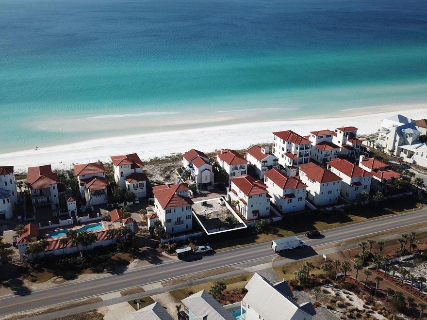 This is one of only two remaining vacant home sites available in Vizcaya.  Vizcaya at Dune Allen is a gated Gulf front community located on the west end of Scenic Highway 30A.  This quiet community offers private living with only 32 homesites, three dune walk-overs, a resort-style heated pool, and approximately 900 feet of beach frontage.  Enjoy the convenient location near Gulf Place Town Center for shopping, dining and entertainment and Santa Rosa Beach Club for golf and Gulf front dining.