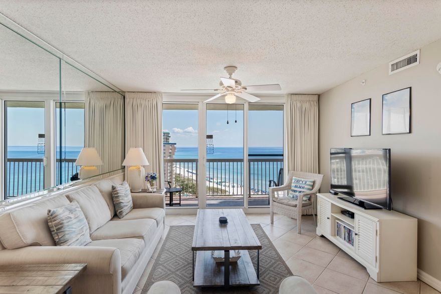 Beach haven or an investment property. It's your choice. Rental income is a option at your disposal. You are in charge! Expansive views of the Gulf. Amenities that will delight a family seeking R&R. During the winter months snowbirds will spend as much time here as you will permit. Families enjoy spring break and seek Gulf view condos. With hotel like check-in with in-door and out-door pools available Pelican Beach Resort is ideal for any season. New updates to this unit included w/d, master shower, patio furniture, mirror sliding closet door for guest. *Seller to pay the final new POOL assessment at closing! Do not delay. Book your showing now!