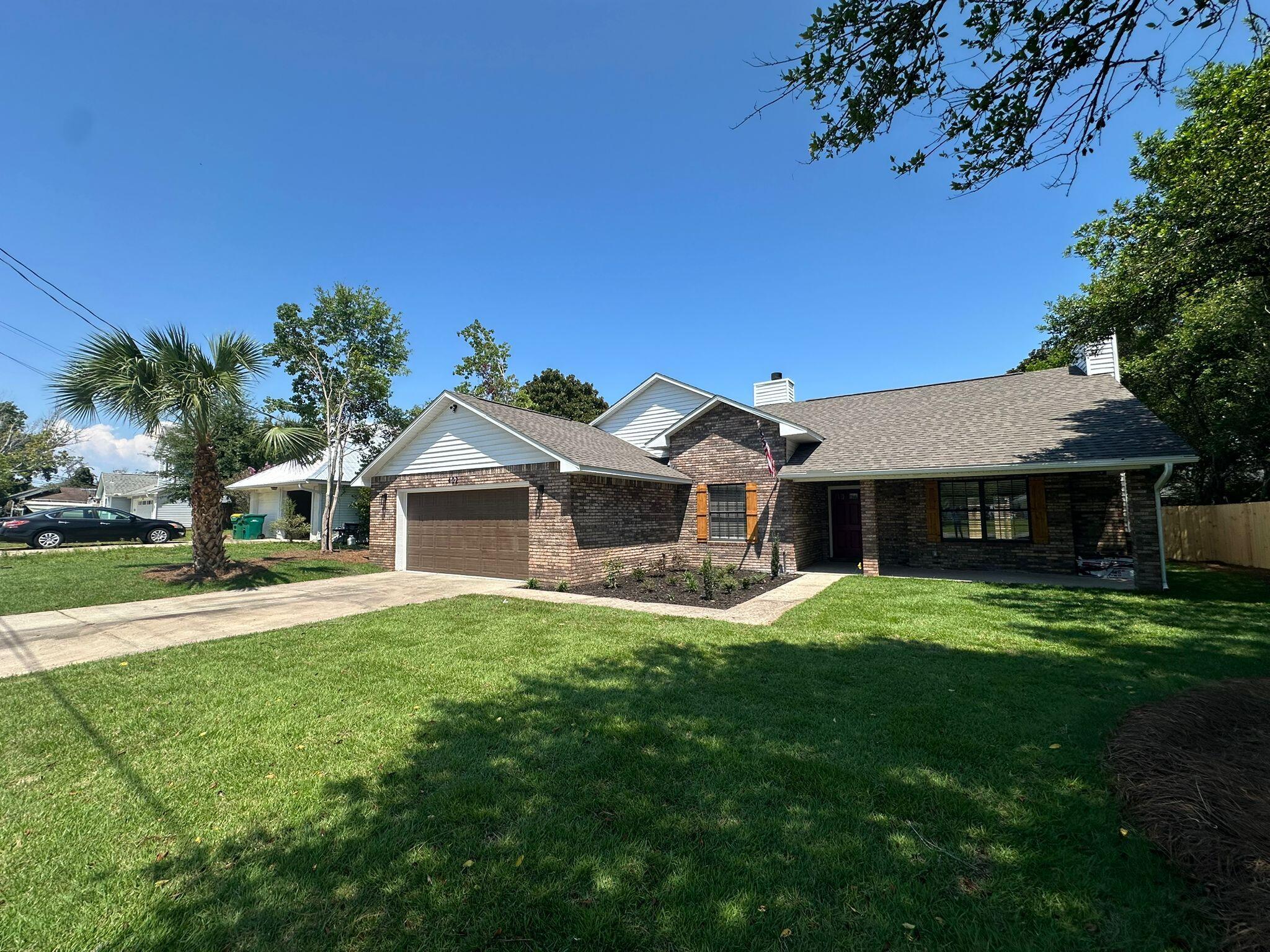 100% Upgraded Home in Kell-air gardens Subdivision - 402 Cedar St, Destin, FL 3/2/2 1800 Feet!Every detail has been thoughtfully updated to offer modern living with timeless appeal.✨ Recent Upgrades Include: New Roof for peace of mind and long-term durability Fully Remodeled Kitchen with Quartz and updated appliances and finishes Upgraded Bathrooms featuring new fixtures and sleek design New Flooring Throughout for a clean, cohesive look Fresh Ceiling Texture & Interior Paint for a bright, refreshed feel New Fence & Sod for enhanced curb appeal and privacy Updated Fans & Lighting Fixtures for comfort and ambianceNew Paint, new fans and lights New A/C Unit for efficient cooling New Garage Door and opener New Hot Water Heater (installation scheduled.