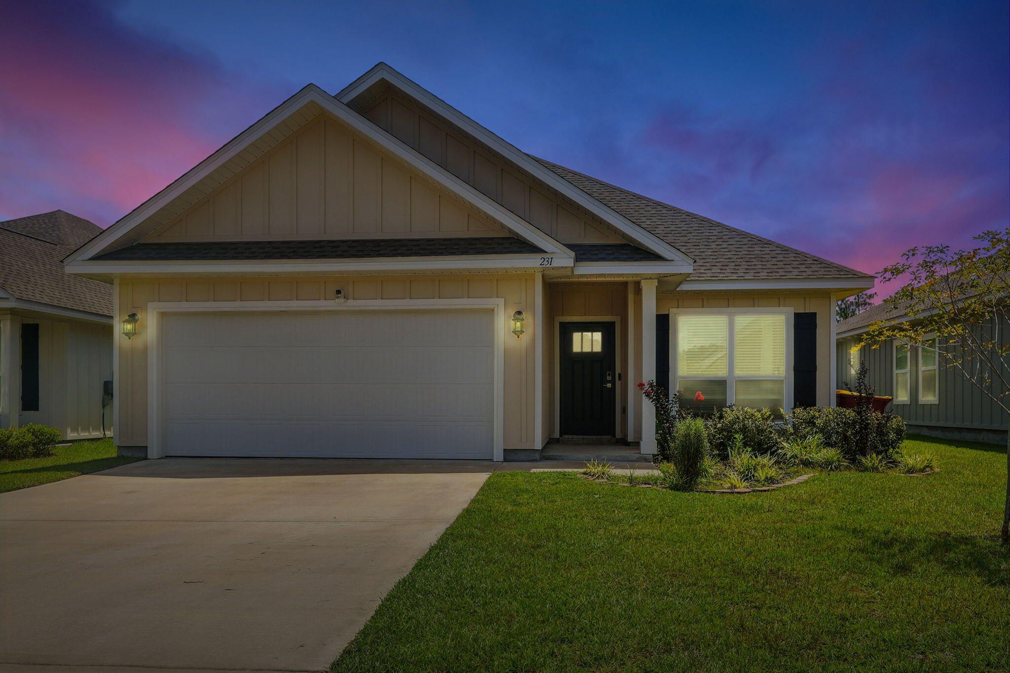 Discover Your Dream Home! The Perfect Blend of Comfort and Modern Style Awaits at 231 Lyla Crestview, Florida.Welcome to a stunning home where modern design meets everyday comfort! This beautiful single-story residence, featuring Lennar's popular 1660 floor plan, offers the perfect Florida lifestyle. Nestled in the heart of Magnolia Creek, this home is ready for you to create a lifetime of memories.Key Features:3 bedrooms, 2 bathroomsOpen-concept livingAmazing kitchen Master suite with walk-in closetCovered lanaiTwo-car garageConveniently located near the middle of town and local hospitals, doctors offices, shopping, dining and the military base.