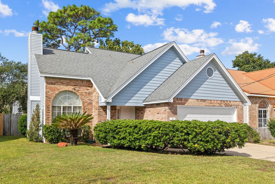 This tidy brick-and-sided home in Shalimar Woods offers a spacious haven with four bedrooms and two bathrooms, making it ideal for families or first-time homebuyers. A fenced backyard, both private and spacious, is perfect for playing and pets. Located just six minutes from Eglin Air Force Base, it's perfectly situated. The ADT security system provides peace of mind, and the roof was fully replaced in 2013. While some minor updates may be desired, this well-maintained home is attractively priced and ready for its next owner.