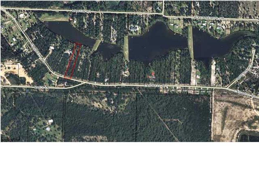 Beautiful waterfront lot with over 85 feet frontage on the lake. Over 1.3 acres on county maintained roads with city water.