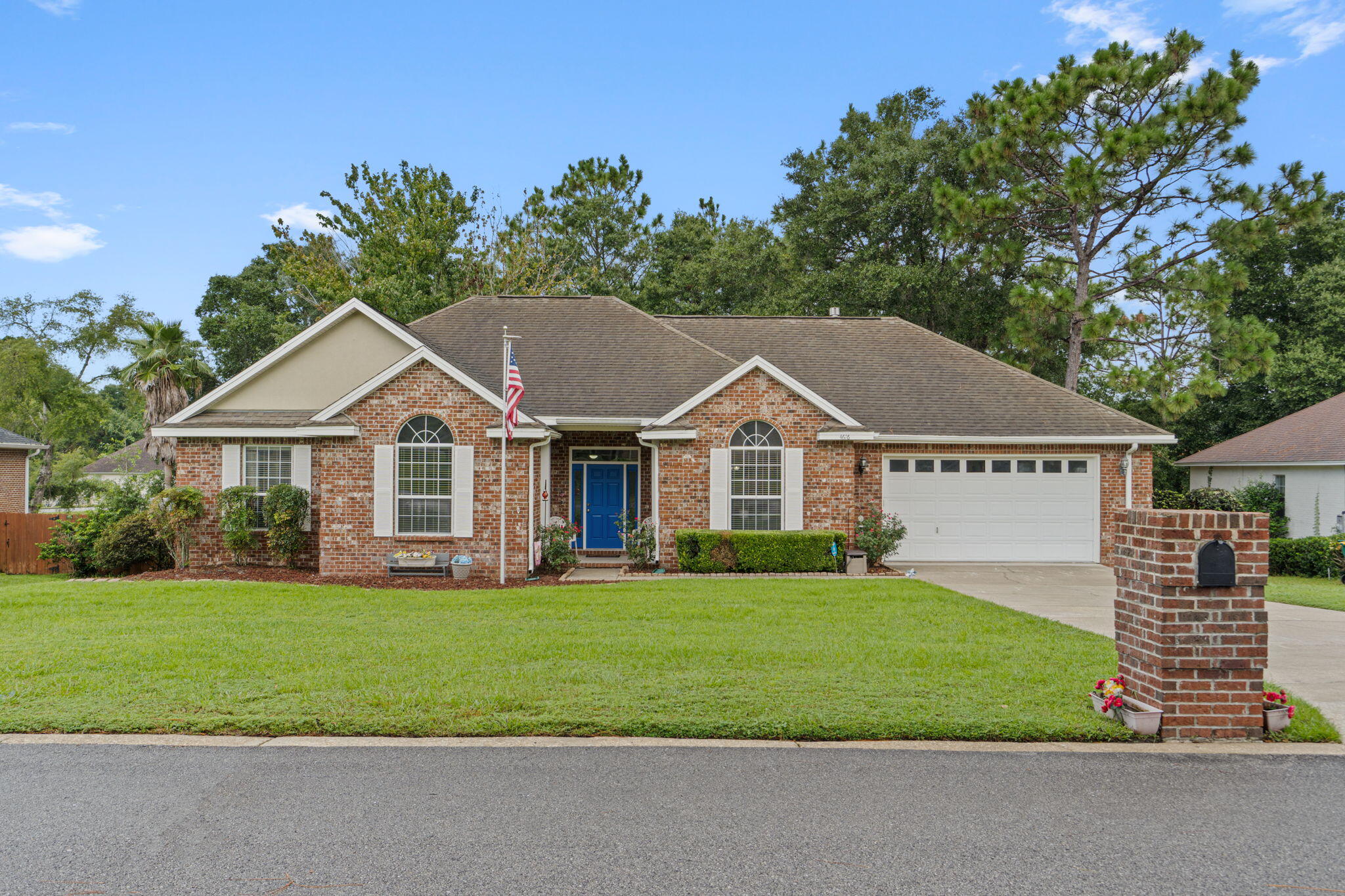 Welcome to 4676 Lovegrass Lane, a meticulously cared for all brick home where comfort meets sophistication. This beautifully designed home offers serene lake views and a layout that blends everyday living with modern elegance. Entertaining is effortless with a brand-new deck, expansive outdoor space, and a heated and cooled Florida room that can be enjoyed year-round. Inside, a cozy gas fireplace, recessed lighting, and coffered and raised ceilings add style and warmth throughout the home. The spacious kitchen provides ample room for cooking and gathering, while a flexible bonus room/office adapts easily to your needs. The primary suite is a true retreat, complete with a spa-like ensuite featuring a soaking tub, separate shower, double vanity, and a large walk-in closet. Set on a generous lot with plenty of room for a pool, this property offers the space to create your dream backyard oasis.
Ideally located, the home is just minutes from Duke Field, Eglin AFB, and the 7th Special Forces Group, as well as shopping, dining, and schools making it both convenient and desirable.
4676 Lovegrass Lane is more than just a home, it's a place to relax, gather, and enjoy the best of Florida living.
