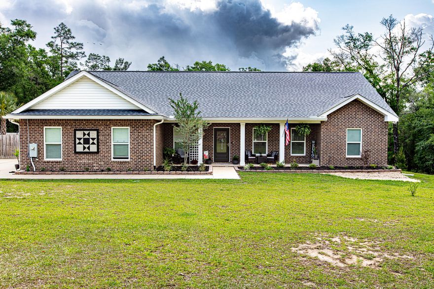 Discover your perfect retreat - a dream home on a 5.20-acre property, where you can witness the beauty of nature and create unforgettable memories. This pool house boasts 4 bedrooms and 2 bathrooms that still look and feel brand new, as well as a newly built shed and gunite pool with color changing lights and a ozone generator to keep it sanitized for your enjoyment. Entertain guests in the open-concept living space, relax on the covered and open back patio, and enjoy the stunning view of your large backyard and witness the deer running through as you sip on your morning coffee or tea..