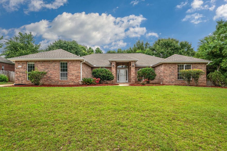 This spacious 4-bedroom, 2-bathroom gem is packed with upgrades, including a NEW roof (2021) and fresh interior paint, making it truly move-in ready. Step inside to a bright, inviting layout featuring a large eat-in kitchen with stainless steel refrigerator, a spacious pantry, and room to gather. The separate dining area flows seamlessly into an enormous living room, where you will find a gorgeous stone-faced fireplace; the perfect centerpiece for cozy evenings and holiday gatherings. Need more space? The flex room is ideal for a home office, playroom, or hobby space. Each of the four bedrooms offers generous space, with the primary suite being truly massive. Enjoy dual walk-in closets, a spa-like en-suite with dual vanity sinks, a soaker tub, a walk-in shower, and a private water closet. Outside, you'll find a large front yard and a fully fenced backyardperfect for pets, kids, or weekend BBQs. The side-entry garage adds curb appeal and practicality. All of this is located in the well-maintained Silver Oaks community, offering a sparkling pool, a park, and sidewalks. Don't miss this beautiful, upgraded home; it's ready to welcome you!