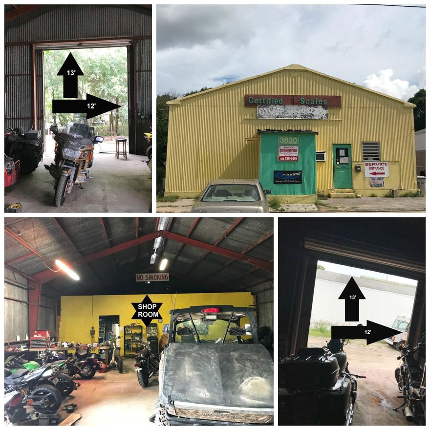 Small Office/with open Warehouse. * OFFICE SF: 400 SF +/- * WAREHOUSE SF: 3,720 SF * Building Total SF: 4,120 SF+/- * The subject property has a small 400 SF office area with two private offices, one with a full RR. Lobby area of offices has 1/2 RR. The offices are cooled by wall units. * 3,720 SF Clear Span Warehouse area, which includes a 640 SF shop room. 20 FT ceilings, 12' Eave height and 12' x 13' roll up door. This property has active scales on site, enabling the user to have additional income.  Great Visibility and Access.  Perfect for Light ID or Retail Related Business  25 Parking Spaces  Rear Access and Rear Deck for Easy Loading/Off Loading  1.1364 AC +/-  Zoned HCD  330' Frontage  330' x 150' 21,500  CPD 2017