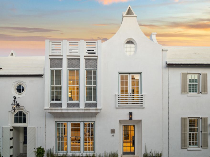 An architectural triumph in the heart of Alys Beach, this 2022 built residence is a showcase of innovation, elegance and structural ingenuity. Designed by Stackable/Mracek and brought to life by Galvis Construction, the home boasts an extraordinary 2,200 square feet of outdoor living space, including a rare 9-by-27-foot rooftop pool with sweeping views of the gulf and Alys' iconic white facades. From the rooftop's full outdoor kitchen and 16-foot fireplace to the gas lantern-lit courtyard anchored by a dramatic 20-foot shell-stone water wall, every detail invites you to live expansively, both indoors and out. A graceful Juliet balcony and latticed porthole hint at the home's refined craftsmanship, while a soaring three-story atrium floods the interiors with natural light. Inside, warm textures contrast clean lines  2x2 shell-stone transitions to black walnut plank, grounding the open-concept kitchen and wine bar lounge in moody sophistication. Custom millwork, black suede and white quartz counters, and high-performance finishes elevate every space. Additional features include a two-car garage, wet room, laundry, and a flexible bunk room or office.

Set equidistant from Caliza Pool, Zuma wellness center, the tennis courts and Alys' vibrant retail amphitheater, this home also offers deeded beach access and coveted proximity to the private Alys Beach Club. Rarely does form, function and location align so perfectly  this is a one-of-a-kind coastal retreat that redefines indoor-outdoor living on 30A.

