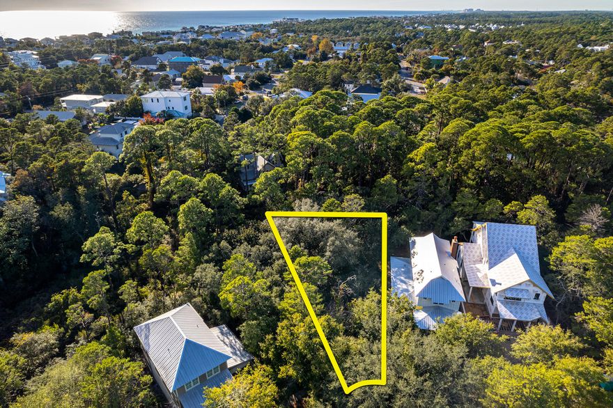 Forest Lakes is a community built in the craftsman tradition of classic small Southern towns and includes a beautiful pool complex, walking paths/nature trails and more.   Wonderful building lot in this gated and well-kept neighborhood on 30A's west end is convenient to beach access, restaurants, shopping & dining.