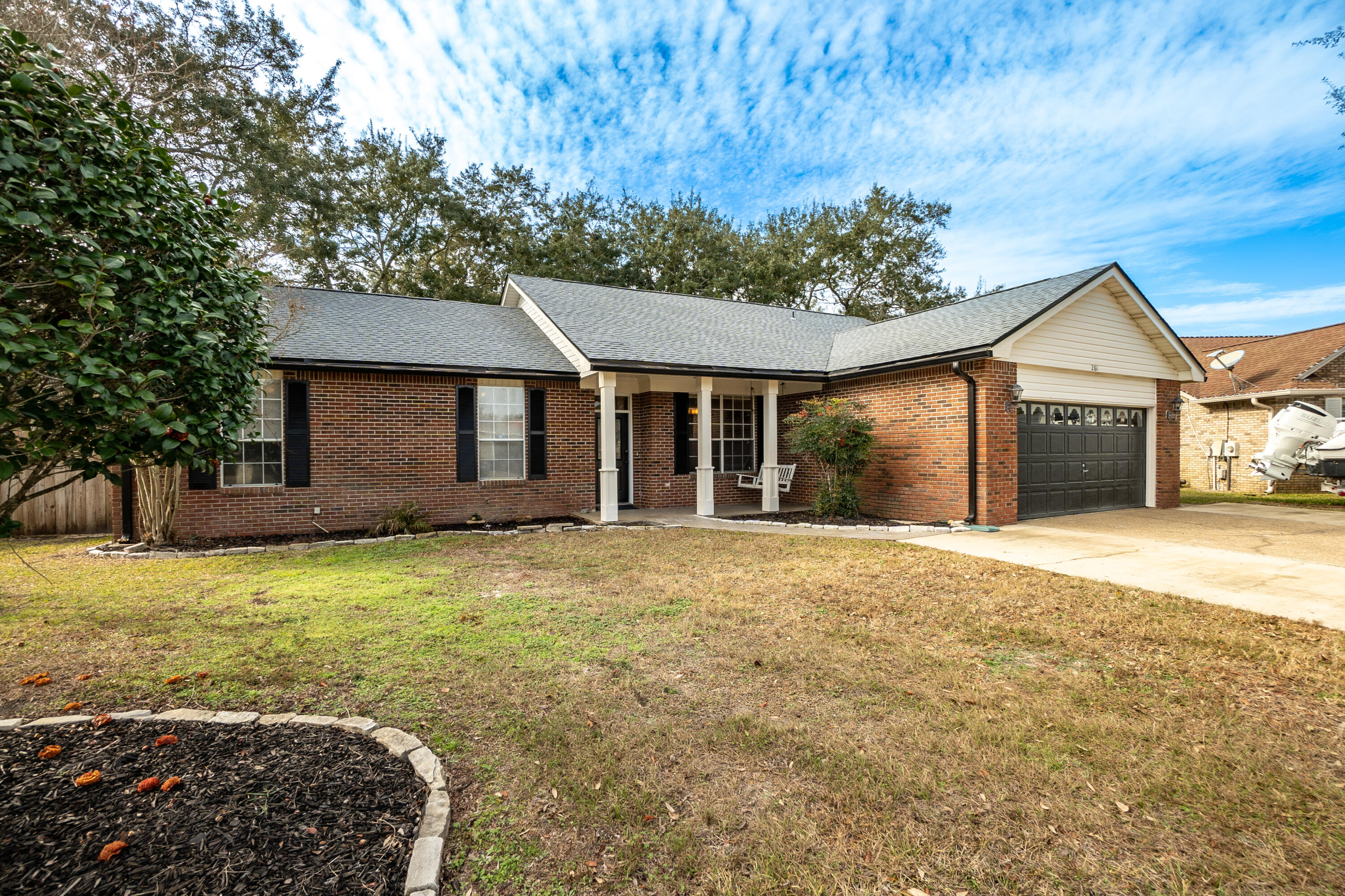 Is this your new home? Located in Ridge Wood Manor, this contemporary 4 bedroom 2 bathroom home is perfectly positioned West of Destin. The property is conveniently walking distance to the Destin in Harbor, as well as Clement Taylor Park near Crab Island. The home has been very well maintained, and features beautiful, rich wood flooring throughout the living area, dining room, kitchen, and 4th bedroom or office. The kitchen offers gorgeous granite counters and gas stove. The living room features a fireplace for those chilly panhandle nights. The home also includes a gazebo, and is one of the largest residential lots in West Destin with a huge fenced-in back yard with plenty of room for a pool. Come check out and see what all 281 Stahlman has to offer!
