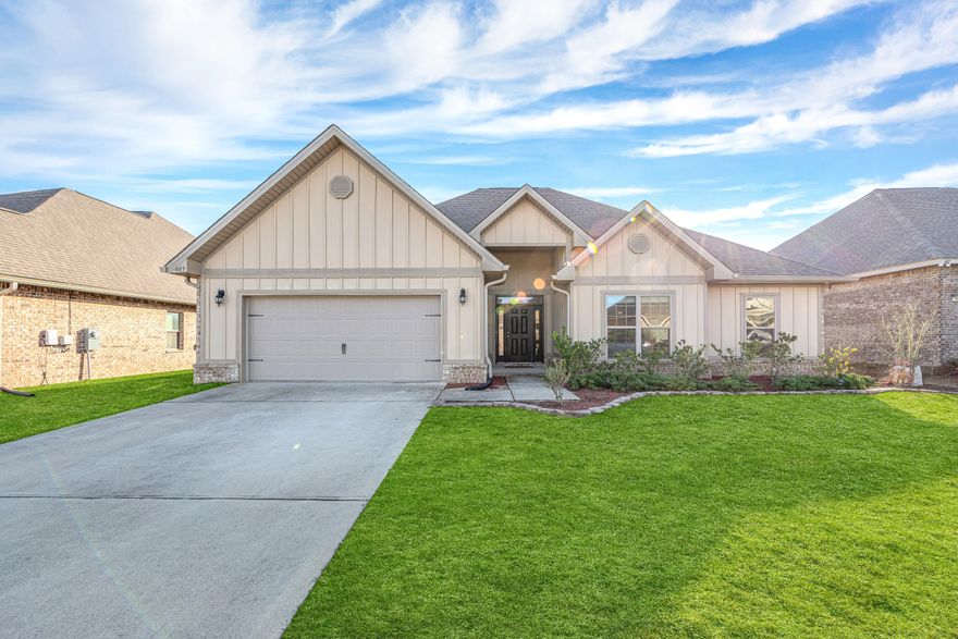 Come and see your new home! This is a beautiful, 5 bedroom, 3 full bath home with open floor plan. Espresso cabinets with granite countertops with the perfect open floor plan for entertaining. Enjoy the hot Florida weather with a gorgeous in ground pool with sunbathing deck and a covered patio. The home is equipped with solar panels that will be paid off at closing.