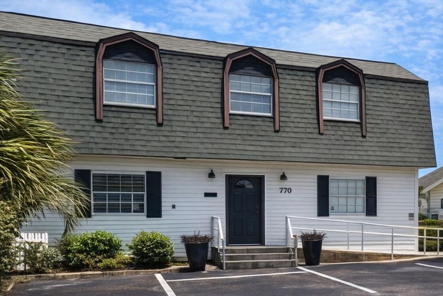 Current business relocating - occupancy negotiable. Excellent opportunity to acquire a well-maintained, two-story office building in the heart of Downtown Destin with outstanding Highway 98 (Harbor Blvd) exposure and convenient access via median cut.Property Highlights: Total Square Footage: 3,202 SFoLower Level: 1,568 SFoUpper Level: 1,634 SFTwo Separate HVAC Systems (cost control & multi-tenant flexibility)Freshly painted interiorHandicap-accessible main entranceRear entrance for staffExterior stair access to second floorInterior stairway near receptionBathrooms on both levelsLayout & Functionality Lower Level:
Reception area, small kitchen, utility room, front office/conference room, two bathrooms, and five individual offices. Handicap accessible for customer convenience.
Upper Level:
Accessible via interior staircase and exterior rear stairway. Similar layout to lower level, with two smaller offices in front and one larger open workspace configuration.
The building easily adapts for multi-tenant occupancy or can function as a single-user professional office.
Income & Investment Profile
"	Historically leased by office space
"	Multi-tenant configuration potential
"	2/3 of offices currently rented
"	Owner occupies front section of lower level and will vacate upon sale
"	One upper office and two lower offices currently available
Parking
"	7 front parking spaces (including 1 ADA)
"	6 rear parking spaces
"	Shared rear access and dumpster with neighboring office building
Location
Premier Harbor Blvd frontage in Downtown Destin near Beach Drive. High traffic count and exceptional visibility with signage in place. Easy ingress and egress via median cut.
Location. Exposure. Flexibility. Income.
