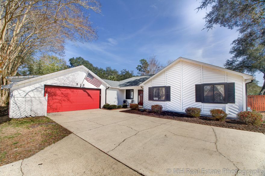 Welcome.that is how you will feel as you enter this home. This 3 bedroom, 2 bath, 2 car garage home with custom upgrades located in one of Florida's most sought after towns, Niceville. This home is completely renovated floor to ceilings, and MOVE IN ready! This home features a brand new roof and large open floor plan: kitchen, dining room and living room combo, great for family time and entertaining. The new Sunroom gives great natural light throughout the home. As you enter the backyard through French doors, you are greeted with a large open yard and concrete patio great for grilling out on those beautiful Florida summer days. The updated kitchen with its granite countertops and good size island opens to a casual dining area with view of the backyard. The substantial master bedroom