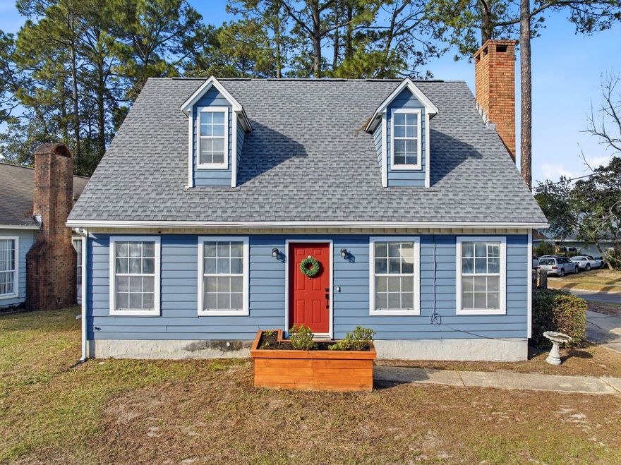 Welcome to this move-in ready Willow Bend home with all the big-ticket updates already completed, including a 2021 roof, 2022 Rheem HVAC, and a 2025 hot water heater. Located just a short walk from the neighborhood lake, this 3 bedroom, 2 bathroom home offers an inviting living space with a wood-burning fireplace, a bright kitchen, a convenient downstairs half bath, and a full-size laundry room. The first-floor primary suite features a walk-in closet, double-sink quartz vanity, and a bay window seating area. Upstairs includes two additional bedrooms and a full bath. The fully fenced backyard with pergola and storage sheds is perfect for pets, entertaining, or quiet weekend mornings. Minutes to military bases, hospital, schools, shopping, and dining. Low-rate assumable VA loan available!