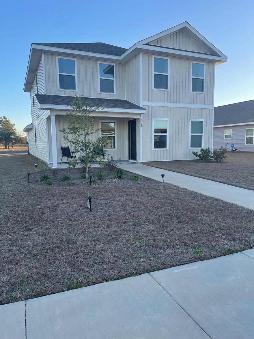 Welcome home to this spacious 4-bedroom, 2.5-bath residence located in the desirable Owl's Head East community in Freeport. This thoughtfully designed two-story home offers a functional layout ideal for everyday living, entertaining, and long-term comfort.The the main level features an open floor plan with a spacious living room and beautiful kitchen with granite counter tops, stainlesss appliances, a breakfast bar, formal dining area, and more. The primary suite is conveniently located on this first floor, providing privacy and ease of access, and has its own ensuite with a dual vanity. There is also a 1/2 guest bath. Three additional bedrooms are situated upstairs along with a versatile flex space--perfect for a home office, playroom, or second living area. Enjoy both front and rear covered porches, offering inviting spaces to relax outdoors and take in the peaceful surroundings. The home's layout provides a great balance of shared living areas and private spaces, making it well-suited for families or those needing extra room to spread out.

Owl's Head East is conveniently located just off Highway 331, approximately 8 miles from Interstate 10 and about 16 miles from the sugar-white beaches and scenic Highway 30A. The community features paved walking trails, a community gathering area, and a beautiful spring-fed lakeperfect for enjoying Florida's outdoor lifestyle.

This home is available for a long-term lease and offers comfort, space, and an excellent location close to beaches, shopping, dining, and major roadways.