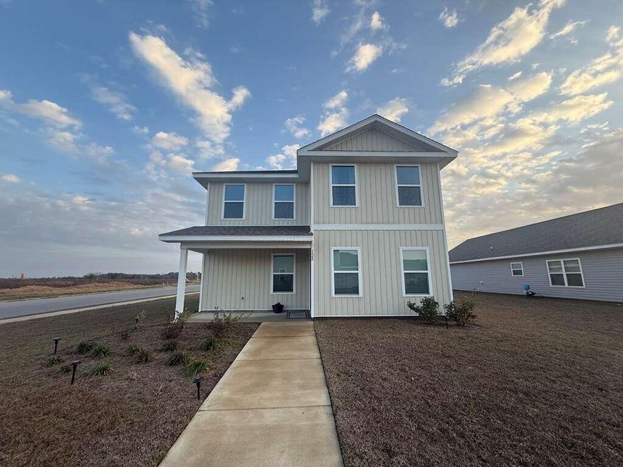 Welcome home to this spacious 4-bedroom, 2.5-bath residence located in the desirable Owl's Head East community in Freeport. This thoughtfully designed two-story home offers a functional layout ideal for everyday living, entertaining, and long-term comfort.The the main level features an open floor plan with a spacious living room and beautiful kitchen with granite counter tops, stainlesss appliances, a breakfast bar, formal dining area, and more. The primary suite is conveniently located on this first floor, providing privacy and ease of access, and has its own ensuite with a dual vanity. There is also a 1/2 guest bath. Three additional bedrooms are situated upstairs along with a versatile flex space--perfect for a home office, playroom, or second living area. Enjoy both front and rear covered porches, offering inviting spaces to relax outdoors and take in the peaceful surroundings. The home's layout provides a great balance of shared living areas and private spaces, making it well-suited for families or those needing extra room to spread out.

Owl's Head East is conveniently located just off Highway 331, approximately 8 miles from Interstate 10 and about 16 miles from the sugar-white beaches and scenic Highway 30A. The community features paved walking trails, a community gathering area, and a beautiful spring-fed lakeperfect for enjoying Florida's outdoor lifestyle.

This home is available for a long-term lease and offers comfort, space, and an excellent location close to beaches, shopping, dining, and major roadways.