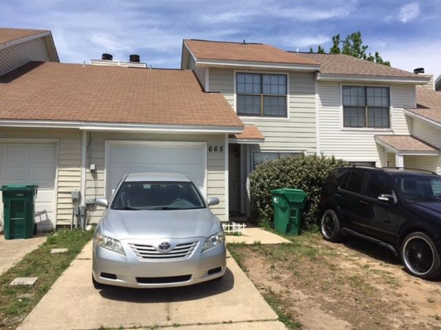 One of the lowest priced 3 bdr units in Destin! No HOA dues!This town-home is located in West Destin just minutes from Destin Harbor. Featuring a large living area with cathedral ceiling, fireplace and fenced in yard. The HVAC was replaced in 2013. The carpet in the bedrooms and tile in the kitchen, bathroom and the living room has been replaced. Range and the range hood are less then 2 years old!The property is very well maintained!Buyer to verify all information, including square footage and room dimensions.