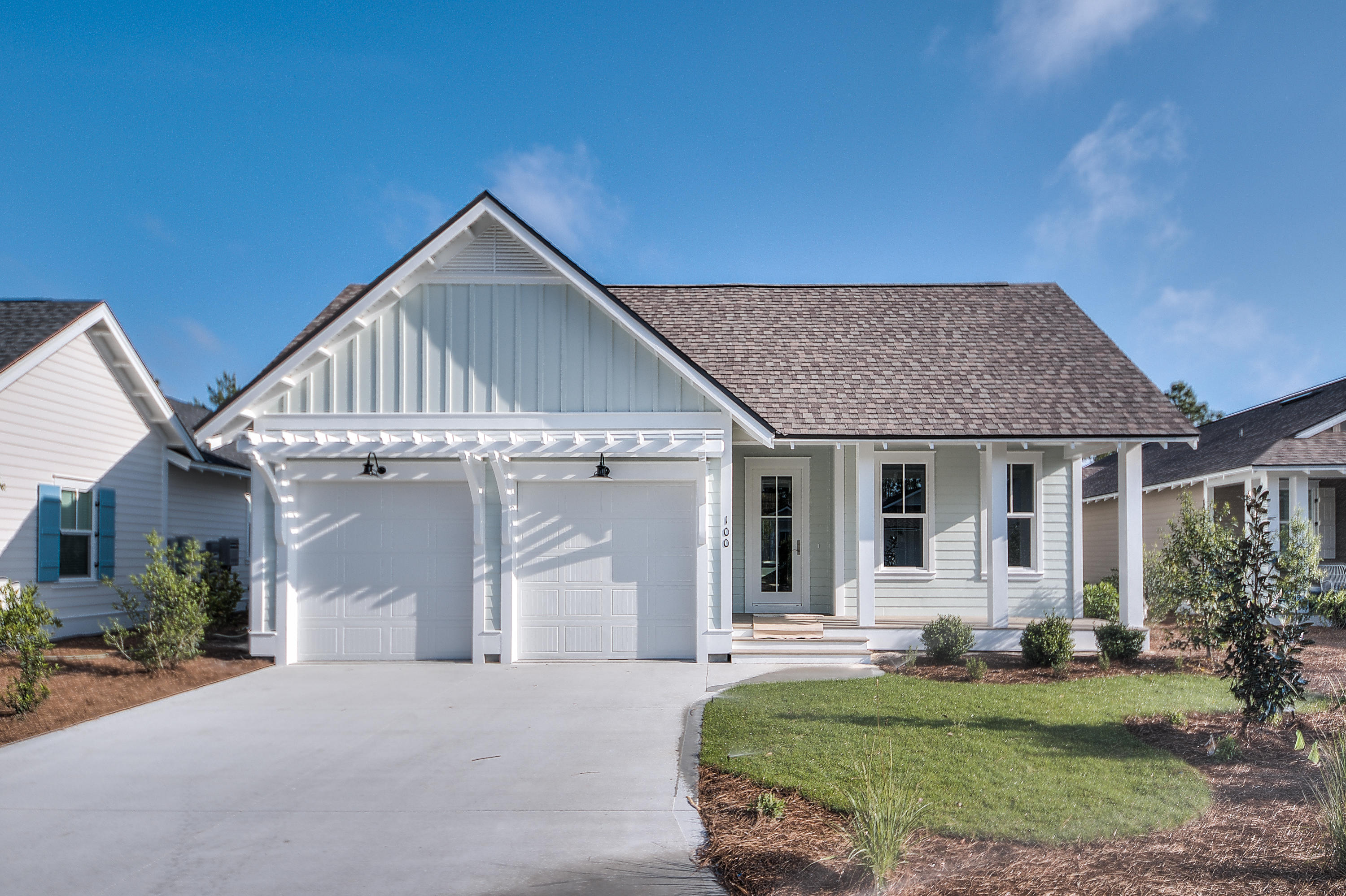 Ask on-site sales assistant about buyer incentive of up to $20,000!! This Coral Bean with a different exterior elevation resulted in a small increase in the base plan to 2,280 Sq.Ft., 4 BR/3.5 BA and a 2 car garage. This home will offer 9' ceilings, hardwood flooring in living area, natural stone Travertine on bathroom floors, and Quartz countertops throughout, Under counter lighting in the kitchen and a Lower cabinet (lower part of dry bar) in lieu of desk. The kitchen will offer Professional Frigidaire series stainless appliances with a gas range. Pre-stubbed for natural gas and a poured pad for your BBQ grill. The Exterior color is Sea Salt and the shingles are Natural timber.