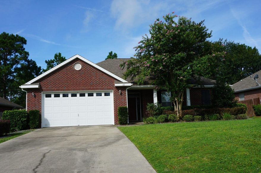 NO POWER BILL!!!!  HOME IS SOLAR!!!! SAVES $250 A MONTH IN POWER BILL!!! Fantastic home in South Crestview with 3/2 floor plan and many custom finishings. 1845 Square feet and easy commute to bases, beaches & shopping. Large open living areas, breakfast bar, dining area, treyed ceilings, foyer, large laundry, Jack n Jill guest bathroom, spacious master and so much more. Open back deck, privacy fenced back yard, mature landscaping and curbing. 2 car garage and over-sized driveway.