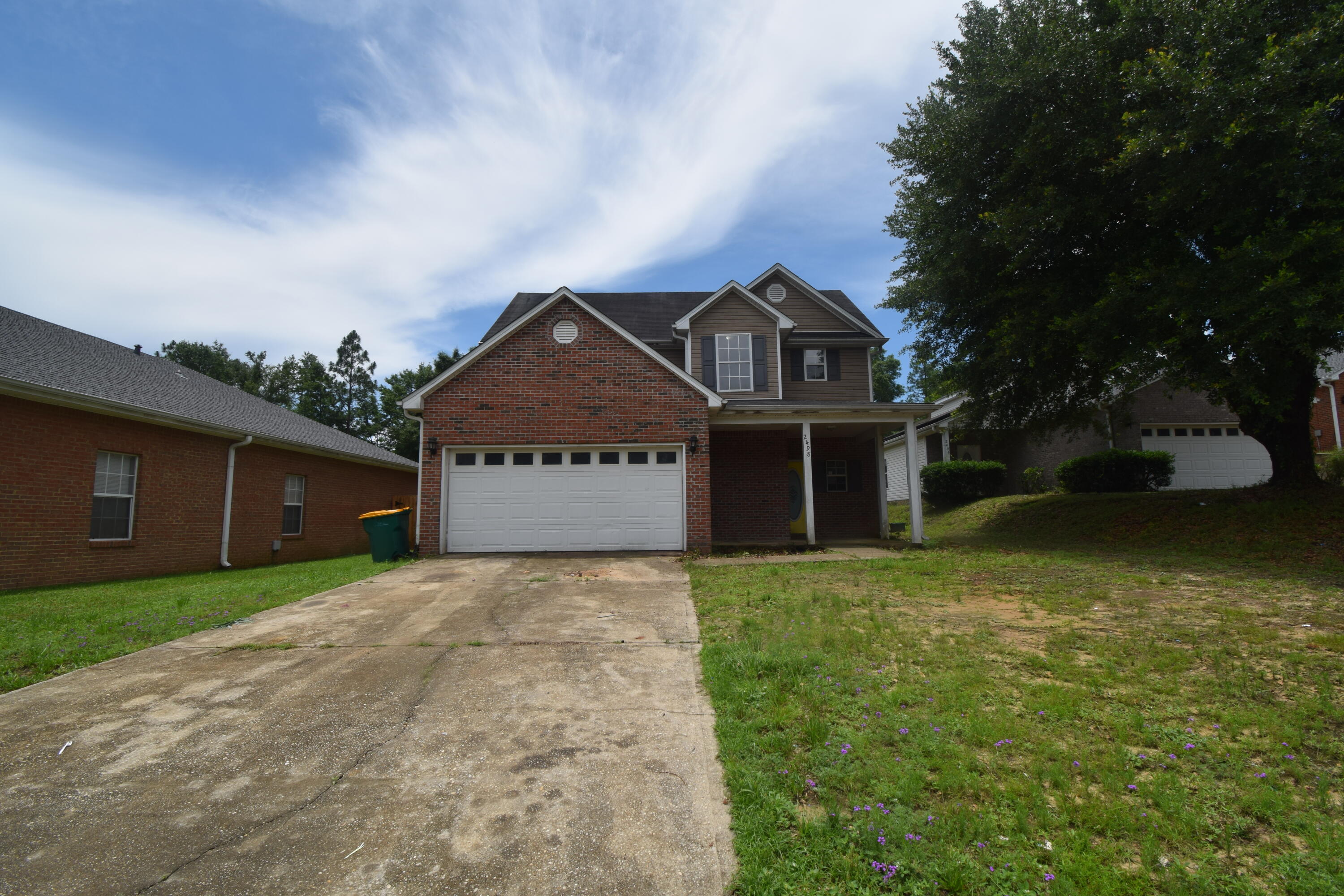 Real Estate Owned. Don't miss this opportunity in the desirable Lake Silver community of north Crestview! This spacious 3 bed, 2.5 bath two-story home offers nearly 1,700 sq ft of living space on a large 0.22-acre lot. Features include granite countertops, stainless steel appliances, under-cabinet lighting, and upgraded flooring. The master suite boasts vaulted ceilings, and the fully fenced backyard includes a patio, pergola, garden space. Great value for homeowners or investors looking for space and potential. Selling as-is. Schedule your showing today to take a look at 2498 S Lakeview Dr in Crestview!