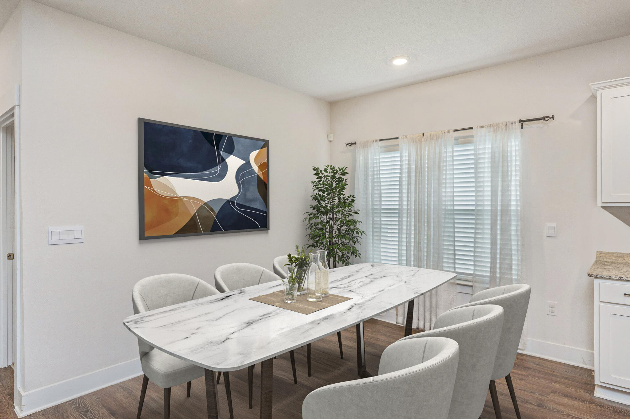 **Assumable Loan 3.375%, small gap**This is a very spacious floorplan from the great room right down to the 4 bedroom, 3 full bathrooms and 3 car garage. The back yard is gigantic and home sits on a cul-de-sac which proves perfect for pets and kids! Smart keyless entry, smart locks, recess lights and more! The home is like new as it was built in 2021, so homeowners' insurance is low, like new high-end appliances convey such as the washer/dryer, fridge, stove and microwave at no extra cost! All of the blinds are intact and compliment the home well. There is a community well maintained pool just steps away from your new front door which proved to be perfect for hot summer days. The covered back porch was also a perfect backdrop for cooler fall evenings surrounding the fire pit. This lovely home was well maintained and is ready for YOU, its new owner! Almost forgot to mention how perfect the location is as it is South of the 10, only 19 miles from Eglin AFB, 11 from Dukefield, 2 miles from the Interstate, 5 miles from groceries,
within the boundaries of several highly rates schools and more! Told you this is perfect!
Be sure to speak with your agent for a showing today! Seller is motivated!
