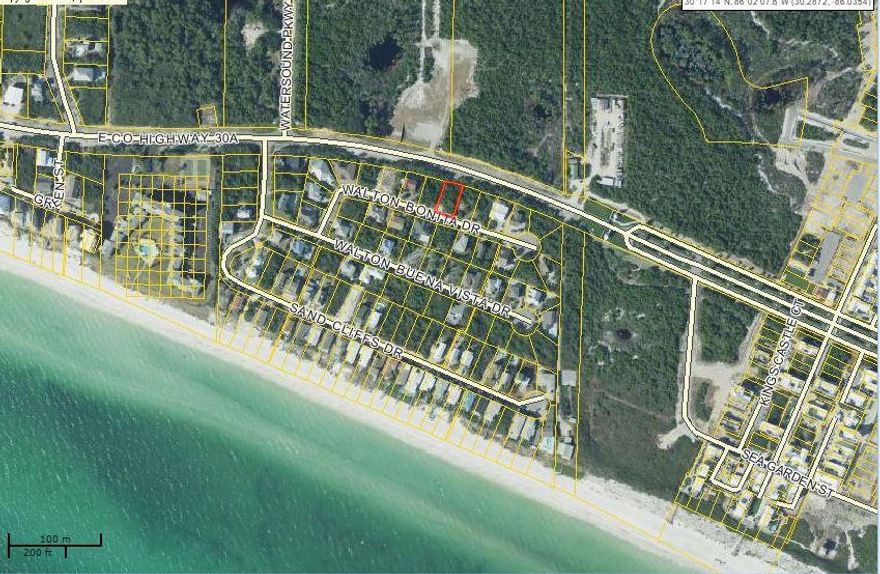 Priced to sell! One of the best buys for a large lot on the south (beach) side of Scenic 30A. No build out time, low HOA fees , and two deeded beach accesses, makes this a must show. Sand Cliffs Subdivision is a gated non rental community located on one of the highest bluffs along the Scenic 30A corridor with 1320+- feet of gulf frontage. Conveniently located just west of the coastal communities of Rosemary Beach & Alys Beach where there is access to fine and casual dining, unique boutique shopping, and great golf courses. Easy access to Hwy 98 for visiting Panama City Beach or taking a flight out of the Emerald Coast International Airport, or if you're heading west to visit the attractions in Destin. Buyer to verify lot dimensions & any information important them.
