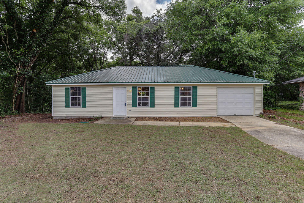 Renovated house in the heart of Crestview. Located in a cul-de-sac is this 1040 square foot, 3 bed 2 bath home is turn-key ready for a new family. This property has been updated top to bottom with items and materials such as, LVP flooring, new paint, kitchen counter tops, new bathrooms and the water heater, HVAC (inside and out) and electrical panels have also been replaced (2023). Big back yard as this house its on over a quarter-acre lot. Consider this house for your next home!
