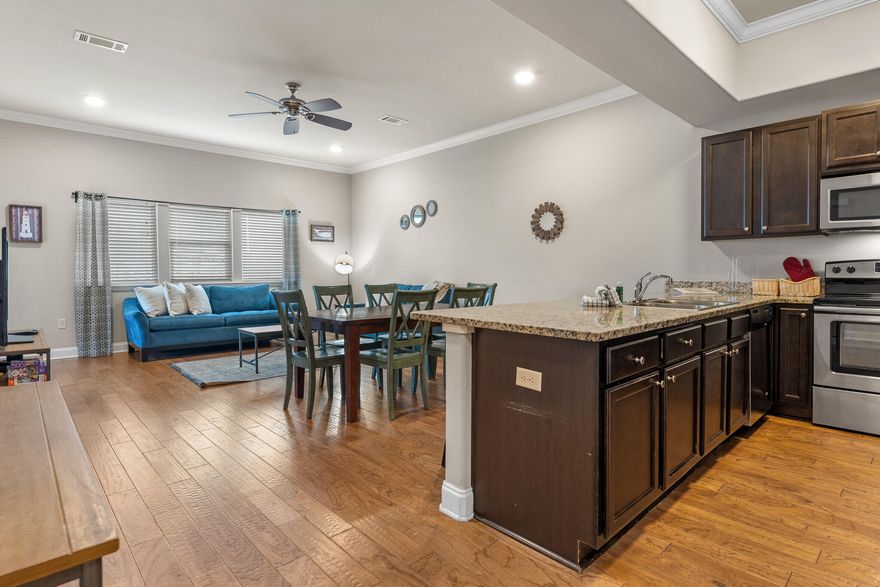 Price Reduced! This unit is the most aggressively priced 3 bedroom unit in Alerio with Gulf views! This gorgeous top floor corner unit is one of the best options, with just one neighboring unit. It is being sold completely furnished and turnkey ready! The Alerio complex is situated conveniently in Miramar Beach, providing the utmost in convenience to the public beach access (which is directly across the street), retail and dining options. The community also offers a pool, hot tub, grilling area and a deeded parking spot per unit. B401 has the unique feature of having no neighbors above or on the north side, a rare amenity in a condominium complex. Do not let this one get away!