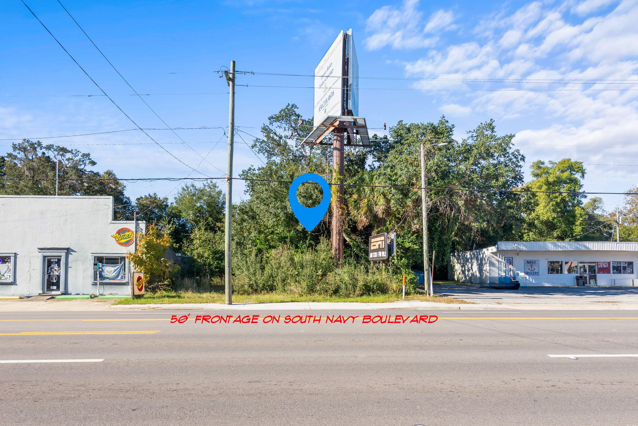 Welcome to a remarkable investment opportunity! This prime vacant land parcel offers the perfect canvas for commercial or residential development. Nestled in the vibrant area of Pensacola, FL, this property boasts stunning water views of the north arm of Bayou Grande. Imagine the possibilities with a backdrop of serene waters and lush landscapes. Located in close proximity to Naval Air Station Pensacola, this site is ideal for attracting both commercial enterprises and residents. The base's historic significance and the steady flow of military personnel make it a hub of activity and potential business. Additionally, the area is brimming with amenities to meet the needs of future occupants. Nearby shopping centers, diverse dining options, and recreational facilities provide convenience and entertainment. For those seeking a tranquil environment, the natural beauty surrounding the property offers a peaceful escape while still being connected to the heart of Pensacola. Whether your vision is a thriving commercial development or a residential haven, this property provides the versatility to realize your dream. Don't miss out on owning a piece of prime real estate with endless possibilities in Pensacola!