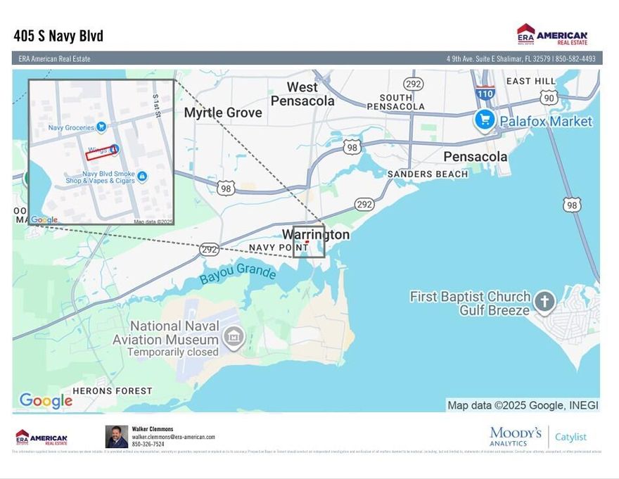 Welcome to a remarkable investment opportunity! This prime vacant land parcel offers the perfect canvas for commercial or residential development. Nestled in the vibrant area of Pensacola, FL, this property boasts stunning water views of the north arm of Bayou Grande. Imagine the possibilities with a backdrop of serene waters and lush landscapes. Located in close proximity to Naval Air Station Pensacola, this site is ideal for attracting both commercial enterprises and residents. The base's historic significance and the steady flow of military personnel make it a hub of activity and potential business. Additionally, the area is brimming with amenities to meet the needs of future occupants. Nearby shopping centers, diverse dining options, and recreational facilities provide convenience and entertainment. For those seeking a tranquil environment, the natural beauty surrounding the property offers a peaceful escape while still being connected to the heart of Pensacola. Whether your vision is a thriving commercial development or a residential haven, this property provides the versatility to realize your dream. Don't miss out on owning a piece of prime real estate with endless possibilities in Pensacola!