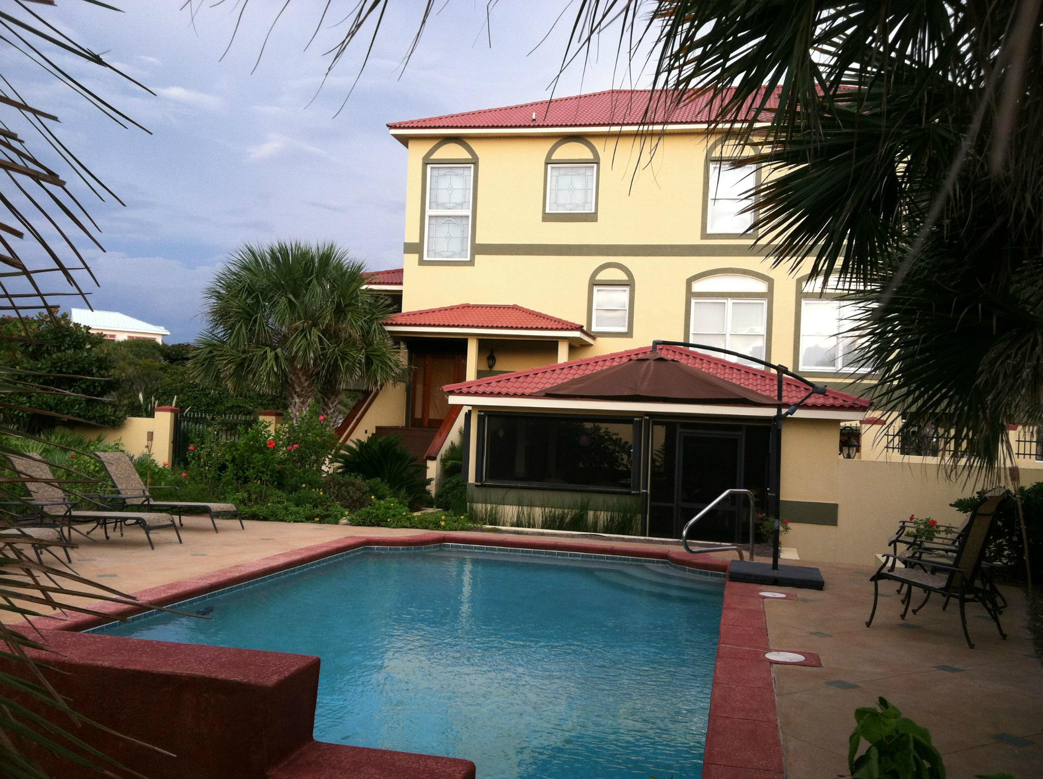 Destination-family fun-at the beach-on the lake. This unique estate property is really paradise hidden in plain sight! Forever unobstructed GULF VIEWS across 30A and 235 ft coastal dune LAKE FRONTAGE. HUGE rental potential with Proposed Annual Revenue OVER $ 200,000 ! Offered Fully Furnished. Outdoor living is incredible - heated pool w/ waterfall - stunning outdoor kitchen-custom coquina tile back splash w/ starfish design, custom granite island and counters, pine ceilings, U Line icemaker and Dacor gas grill-cooktop and warming drawer. Sure to be enjoyed by all-family, friends, kids and grandkids! Finish the day with a sunset and cocktails and a sweeping view of Allen Lake on your large, private dock. The 6 bedroom, 5+ bath home is situated to take advantage of VIEWS.