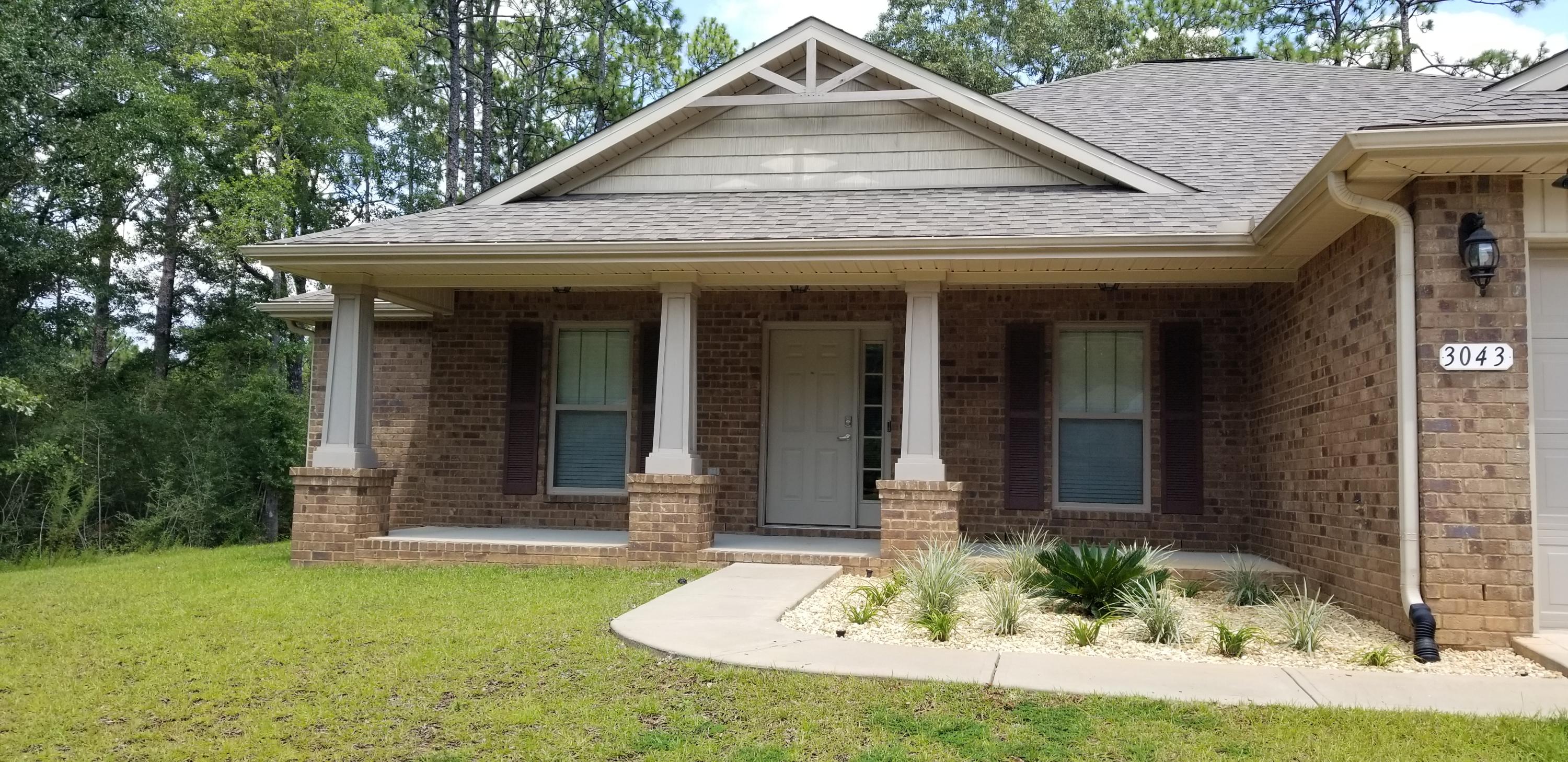 The clock is ticking! You will need to see this beautiful brick home located on the north end of Crestview as soon as possible. This property is huge and very spacious at over 2,500 square feet! And wouldn't you guess? There is even a 3 car garage. WOW! If you love to cook, this home has the kitchen for you. Complete with a granite top center island and stainless steel appliances. Fenced in yard, covered front and back porch, community pool, THREE bathrooms, Nest thermostat, and a Vivint Home Security System! What doesn't this home have?!