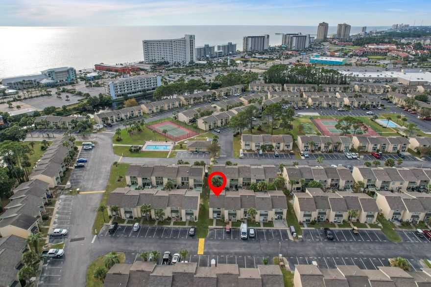 NEW carpet, LVP and freshly painted, this unit in desirable GULF HIGHLANDS BEACH RESORT is a must see!  This community boasts 11 pools (some heated and one ON THE GULF), gated beach access with showers and bathrooms, tennis courts, shuffle board and mini golf, located in the midst of all the fun Panama City Beach has to offer.  STR and PETS ALLOWED.  Excellent investment opportunity and priced to SELL.  BUYER TO VERIFY ALL INFORMATION DEEMED IMPORTANT.