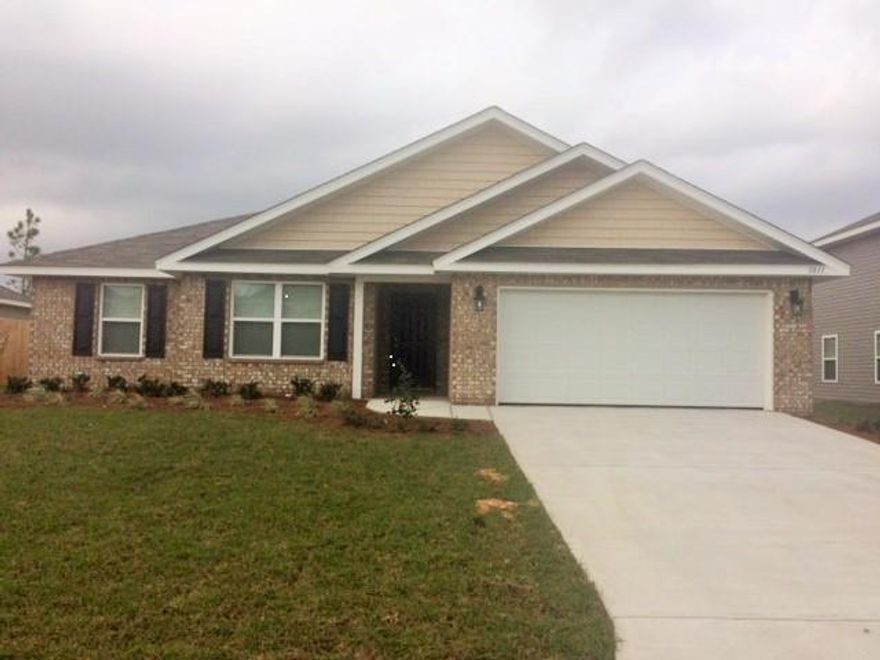 South of I-10! County Taxes and Underground Utilities. The Booth has an open floor plan. Large kitchen with island, pantry, smooth top range, microwave and dishwasher. Listing Broker/Salesperson has ownership interest in the property. Photos may be of similar, but not necessarily the same home.