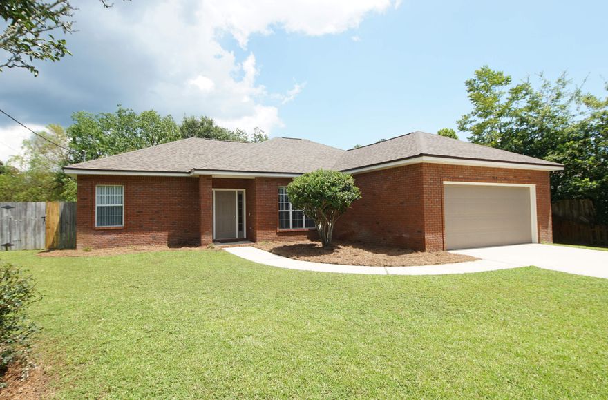 Meticulously maintained and updated home in Niceville. New roof Aug 2023. HVAC  and water heater to be replaced prior to closing. This three bedroom , two bath home sits on a nice size lot with a two car garage .The eat in kitchen was renovated three years ago with new cabinets, granite counters, tile backsplash and upgraded stainless appliances.  The primary suite overlooks the backyard and the ensuite backroom comes with garden tub, separate shower, dual vanities and large walk in closet. Additional bedrooms share the hallway bathroom. Home has LVP in the main areas and carpets in the bedrooms ( three years old). Fresh paint throughout!. Outside there is a patio and the back yard is fenced and has a lawn pump and sprinkler system.