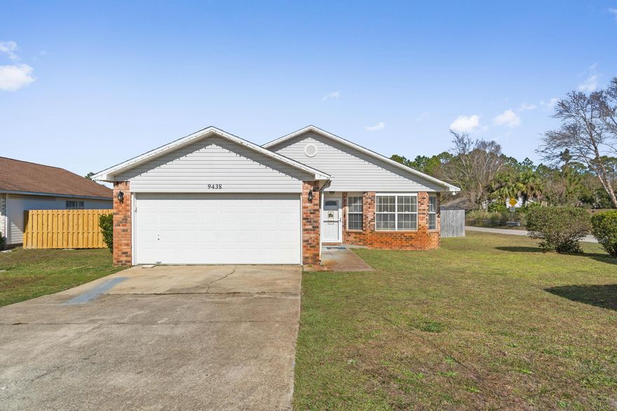 Great location!  This 3 bed/2 bath home offers 1550 sq. ft. of living space just minutes from the beach, local stores and easy driving distance to Hurlburt Field AFB.  A new roof was installed in December of 2019.  Tile floors throughout most of the home, with Carpet in the Master and one bedroom, Vinyl Plank flooring in the other.  Bright, open concept.  The kitchen has stainless appliances, granite counter tops and a large center island.  Large corner lot with a fenced backyard.