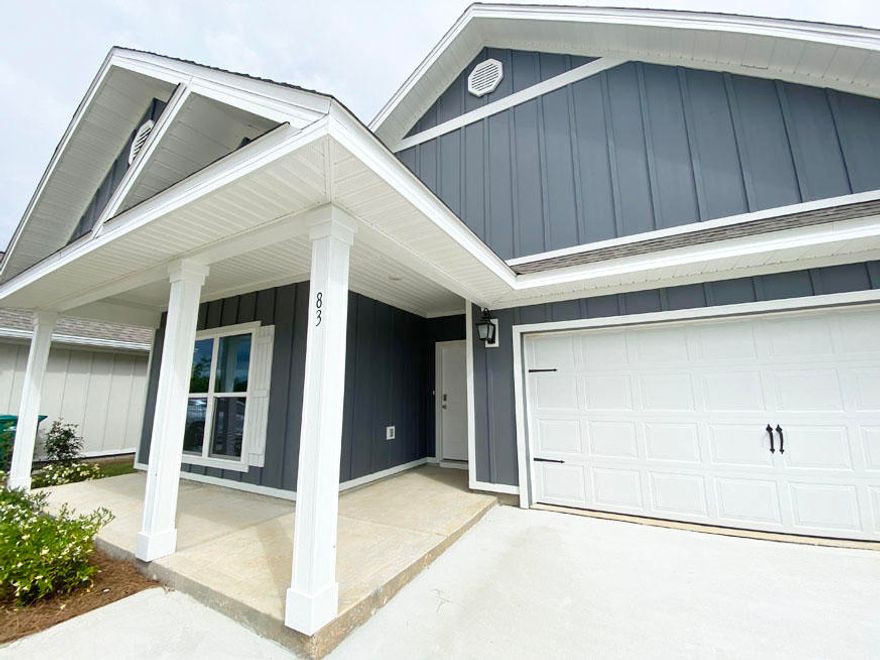 Welcome to Firefly. These homes are constructed with 4 sided Hardie, aluminum fascia with vinyl sofits, a reinforced concrete foundation, weather resistant house wrap barrier, and dimensional shingles with a 30 year warranty. This is the Clifton plan. Standard features of this home include elegant 9' ceilings, EVP flooring throughout the common areas, carpet in all bedrooms, stainless appliances including a stove , microwave and dishwasher.