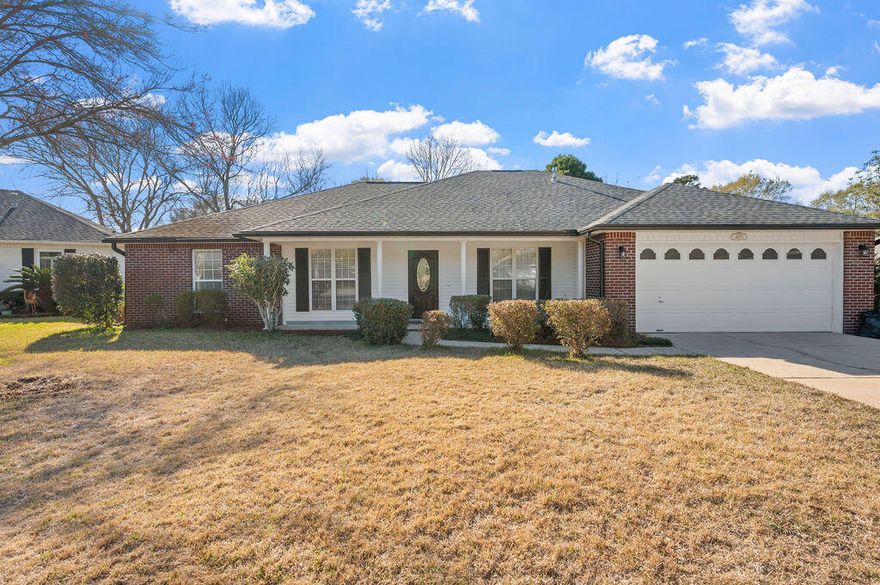 GREAT LOCATION! Welcome to this beautiful & well maintained 1 owner home in the gated community of Parkwood Estates, situated on a quiet cul-de-sac lot that backs up to a common area green space, providing extra privacy. This green space also features playground equipment and an open recreational area, offering a pleasant outdoor setting right behind the property. One of the standout conveniences of this location is direct access within the gated community to Bluewater Elementary, allowing for an easy walk to the school. Inside, the home features a spacious living room with vaulted ceilings and a gas fireplace, creating a bright and inviting central gathering space. In addition to the split floor plan, If you're looking for multiple living and entertaining spaces, this home delivers. In addition to the four bedrooms, the layout includes a formal dining room / flex room, breakfast nook, sunroom, and an enclosed screened patio, offering several areas to relax, work, or entertain. The backyard is private and generously sized, with plenty of room to add a pool or create your ideal outdoor living space. 
Recent 2025-2026 updates include:
- Removal of popcorn ceilings
- Interior repainted throughout the home
- Kitchen cabinets refinished
- New quartz countertops in the kitchen
- New kitchen sink and faucet
- Bathroom cabinets updated with fresh paint, new quartz countertops & sinks
- Most of the lighting fixtures replaced.
- All new ceiling fans
- Vinyl siding on front porch repainted as well as the shutters.
- Gutters were also repainted.

This is a must see with its functional layout, multiple living areas, private backyard, and numerous recent updates, this home offers comfort and versatility and is ready for its new owners!  Also the Bluewater Bay community (at an additional cost) offers Tennis and several swimming pools. BWB also offers a marina as well as a waterfront restaurant. 


