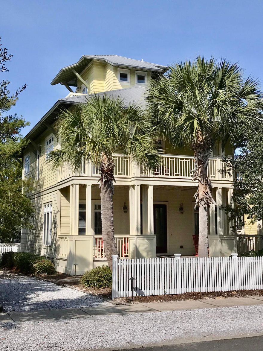 CURRENTLY UNDER CONTRACT, SELLER ACCEPTING BACKUP OFFERS This 4 bedroom, 4 bath home with large private kidney-shaped pool and tower with expansive views is located in prestigious, gated Carillon Beach - an investor's dream, ideal vacation home or your forever home at the beach. Though this one-owner home has never been rented, quality larger homes in Carillon are renting at a premium, especially given the access to 3900 linear feet of semi- private gulf beach and accompanying amenities. This family home with generous porching (front & back) is situated on Carillon Avenue in the heart of the community, near the focal Carillon Bell Tower.