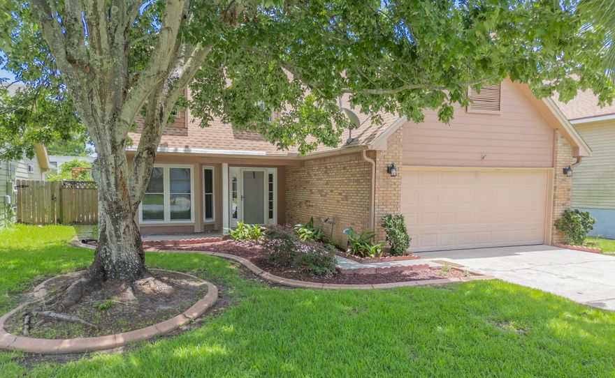 UNDER CONTRACT...SELLER ACCEPTING BACK-UP OFFERS. NO HOA! Short-term rentals allowed! This beautifully landscaped 4BR/2.5BA home, with screened porch, has been freshly painted throughout & updated with new lighting, new bathroom mirrors, new ceiling fans, new door hardware & new doors upstairs, newly painted cabinetry, new windows upstairs, custom millwork around the fireplace, commercial-grade, luxury vinyl plank flooring upstairs AND a brand new HVAC unit installed June 2024 complete with 10-year, transferable warranty! House has been totally replumbed & poly removed! Updated outlets & switches! Incredibly convenient to Hurlburt Field, sugar-white, sandy beaches, Fort Walton Beach & Navarre!  Per previous seller: New roof 2020...Impact-rated windows 1st floor 2020...Water Heater 2017!