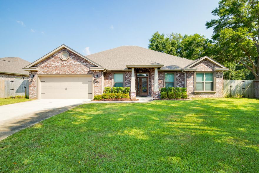 Need SPACE and convenience? Want options and opportunity? Come see this beautiful, nearly new (2016) brick home in MAJESTIC OAKS one of the newest developments of single family homes in FWB. Adjacent to Stillwell Park with plenty of room in the backyard for kids, pets or even a POOL! Mother in law/Nanny's quarters with 1 bed, full bath and private entrance perfect for when the folks visit. Must see, this one won't last!