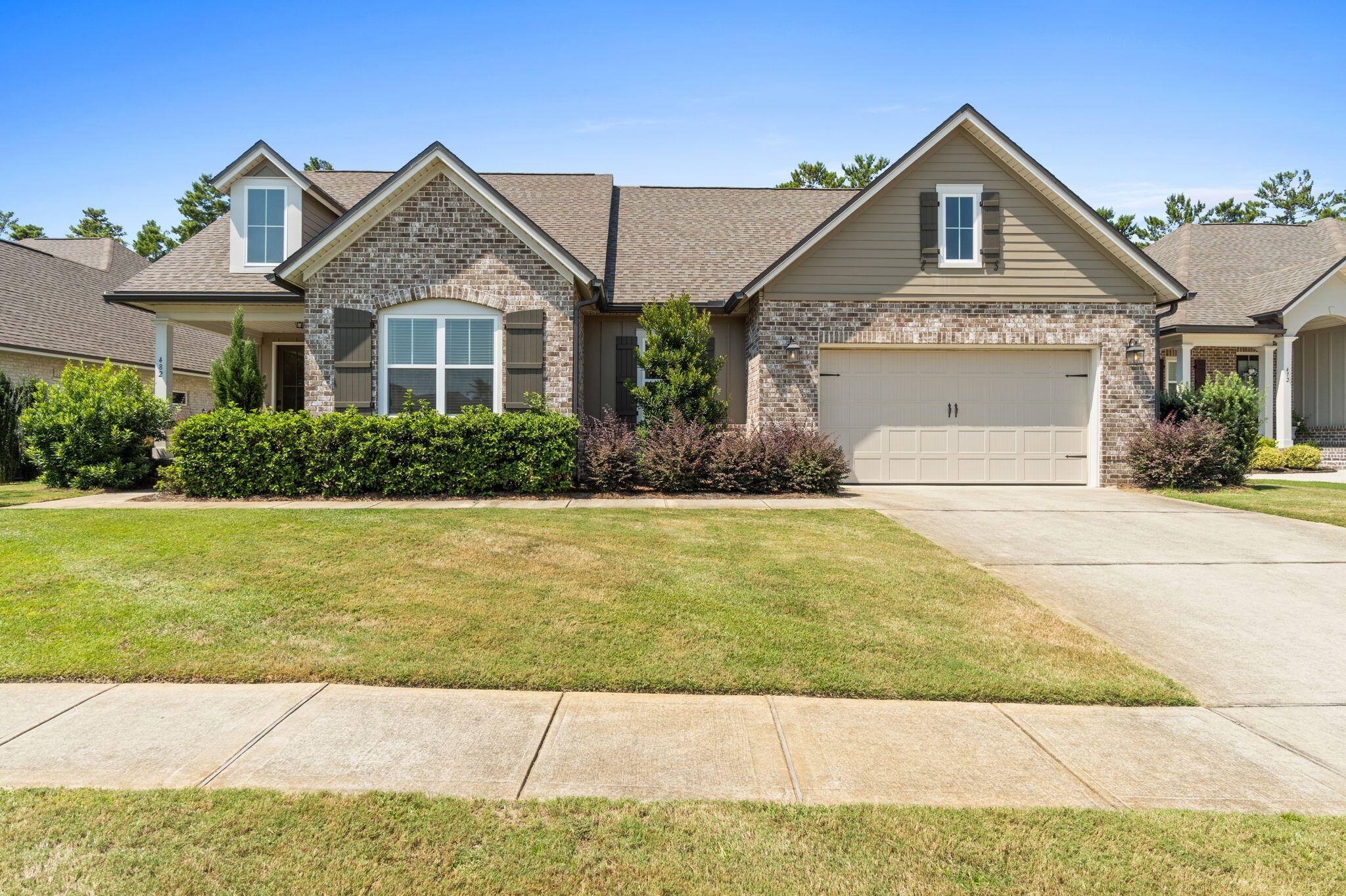 Discover the epitome of coastal elegance in this stunning home built by renowned Randy Wise Homes, a trusted Northwest FL builder celebrated for award-winning designs and craftsmanship! Step into an open-concept layout spanning over 2,000 SF of thoughtfully designed space all on one level. The heart of the home is the gourmet kitchen featuring granite countertops, stainless appliances, gas cooktop and a large island with ample prep space. Natural light abounds and highlights the neutral tones and high-end finishes throughout. The primary suite is a true sanctuary with a spa-inspired en-suite bath and generous walk-in closet. Outside is the perfect place to unwind with your screened covered patio, open patio, and fully fenced yard with low maintenance landscaping. Hammock Bay resort-style living spans 3,000 acres of pristiine natural beauty, just 25 minutes from the acclaimed 30A beaches of the Emerald Coast! With over two dozen distinctive neighborhoods, Hammock Bay is connected by winding walking trails and world-class amenities including three clubhouses, four resort-style pools, state of the art fitness facility, pickleball courts, dog parks, microwbrewery, 60 acre sports park, and a bustling "Windmills" town center hosting year round events. Top-rated schools, including the brand new Freeport Middle School right within Hammock Bay, ensure excellent education options in addition to easy access to Destin, Niceville, Santa Rosa Beach, Rosemary, Seaside and Eglin Air Force Base. Schedule your showing today and start envisioning your life in one of Northwest Florida's most coveted coastal areas!