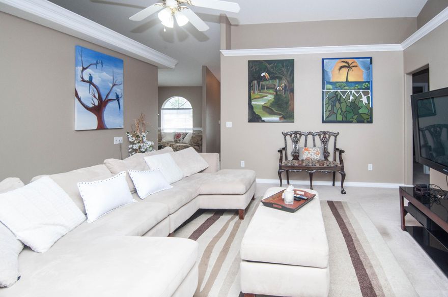 This absolutely gorgeous 4 bedroom 2 bathroom all brick home has an abundance of curve appeal. The home features a roof installed in 2016, 2016 A/C unit, a split floor plan, wood burning fireplace and vaulted ceilings with premium custom built crown molding. This home is a must see with walk in closets, a large master bathroom, and a glassed in patio with cooling and heating. The back yard has a ton of space for activities for family and fun! Contact me today to schedule a showing and view your next home.