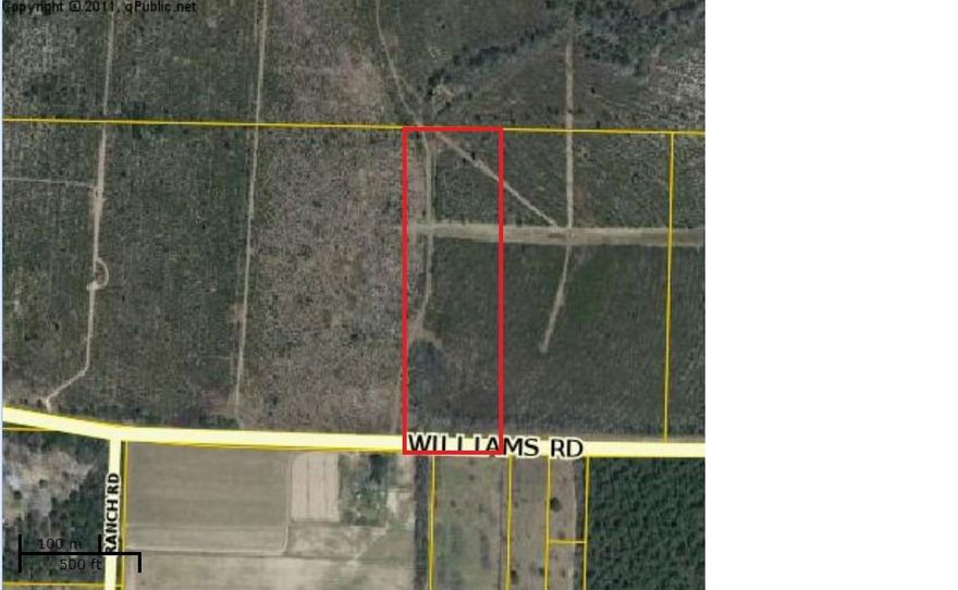 10 Acres with old home Site. Big trees and existing Block Barn. Beautiful home site. Deep well already installed. Level and Prime land. Deed restricted to protect your investment. Perfect for your Mini Farm or Ranchette. Houses only, no mobile homes allowed. You can only live in a RV for up to a year while building a house. Farming and animals encouraged. No commercial kennels or businesses. 10 minutes town. Country setting. High and Dry. Driveway in place. Well and septic required. Paved road. Less than an hour to the beach.