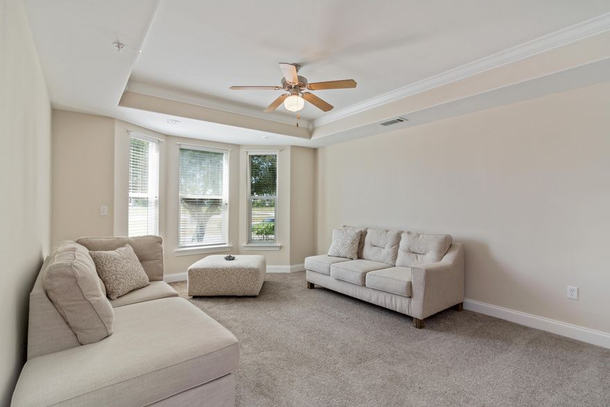 This 2 Bedroom, 2 FULL Bath unit offers luxury at an unbeatable value! FIRST floor unit in an exclusive 3 story, 18 unit building just minutes away from the sugar sand beaches. Interior embodies luxury with crown molding throughout, bull nose corners, knock down, large bay window and recessed lighting. Kitchen boasts porcelain tiles floors, granite counter tops, stainless steel appliances, and wood cabinetry. Separate laundry room with washer and dryer. The entire building includes an elaborate security system which allows residents to ''buzz in'' guests via video phone as well as separate keyed hall doors for each floor. The enclosed hallways boast travertine floors and there is an elevator for your convenience. Whole home has been freshly painted and is ready for a new owner!