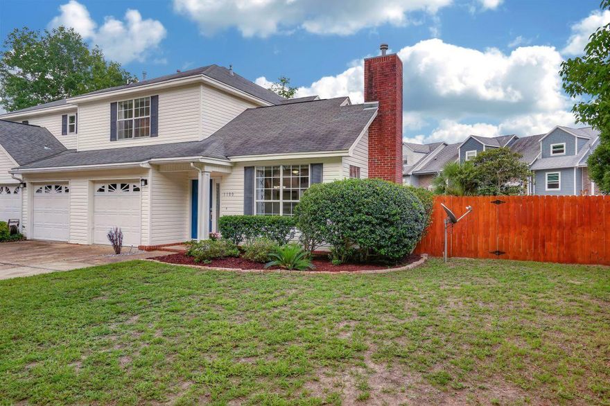 NEW ROOF BEING INSTALLED!  No HOA too! The community of Valparaiso Village built by Randy Wise Homes is for you. Just imagine being minutes from Eglin Air Force Base -so coming home for lunch is a reality. Lincoln Park on Boggy Bayou is just a couple of blocks away so you can the enjoy water sports, picnic, or simply relaxing. You also have a water view from the backyard and the master bedroom. The home has vinyl plank flooring throughout. Tile in all the wet areas. Though the master bedroom is upstairs there is a guest bedroom and bathroom on the first floor. The kitchen has been completely renovated, with all new kitchen cabinets and granite kitchen counter tops and stainless appliances. Large corner lot with deck and new 6 foot privacy fence. see more