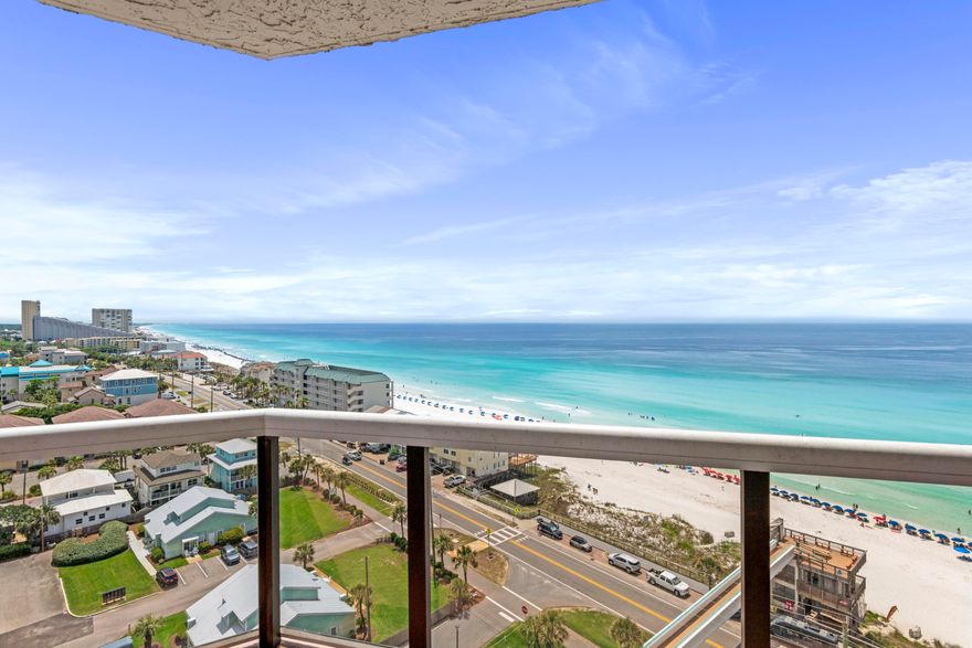 Gulf-Front Luxury Living - Unit 1203 at Surfside Resort. Welcome to Unit 1203 at Surfside Resort, This Non Rental Unit is located in beautiful Miramar Beach, Florida -- where panoramic Gulf views, upscale amenities, and coastal elegance come together in perfect harmony.This 2-bedroom, 2-bath condo is perched on the 12th floor, offering unobstructed views of the emerald-green waters and sugar-white sands of the Gulf of Mexico. Step inside to a bright, open floor plan with floor-to-ceiling glass doors that fill the space with natural light and lead to an expansive private balcony -- perfect for morning coffee or sunset cocktails.The kitchen is fully updated with granite countertops and the Kitchen that opens to the dining and living ar