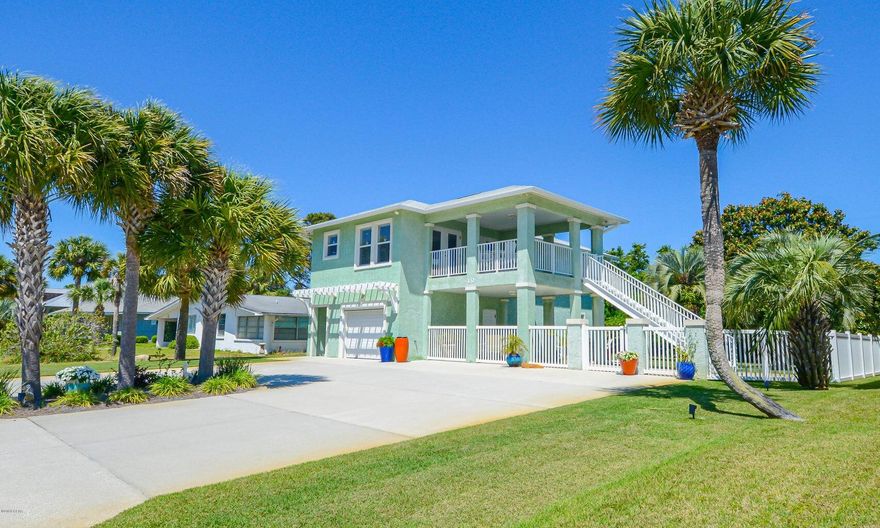 Rare opportunity to acquire a home in the highly desirable neighborhood of Santa Monica Beach.  Located on the quiet West End of Panama City Beach.  Ownership includes the Santa Monica DEDICATED Beach  with private gated beach access. Annual Owners Assoc Fees of only $120/year. The 3 BR 2 Bth Home features a charming beach decor with the Living Area, Dining Area and Kitchen on the second floor. Surfaces include tile and granite. Garage is oversized with plenty of storage. Exterior includes Large Covered Patio and a Large 2nd Floor Covered Balcony offering Gorgeous Gulf and Sunset Views. 70x104 Lot. Irrigation is on Well Water! Conveniently located 10 minutes from Scenic 30A to the West and 15 minutes to Pier Park to the East. BUYER TO VERIFY ALL IMPORTANT INFORMATION
